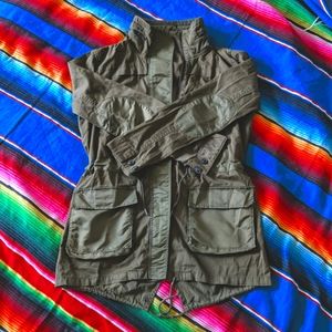 Zara Woman Army Cargo Jacket